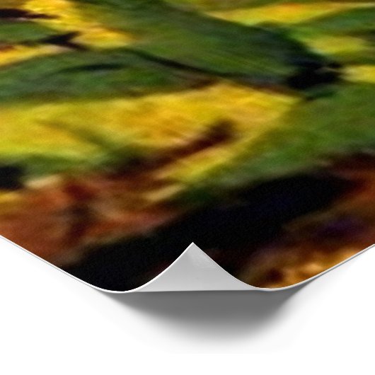 Poster Jardin aux fleurs et bungalow par Winslow Homer (Coin)