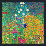 Poster Jardin aux fleurs, Gustav Klimt<br><div class="desc">Gustav Klimt (14 juillet 1862 - 6 février 1918) était un peintre symboliste autrichien et l'un des membres les plus importants du mouvement de sécession de Vienne. Klimt est réputé pour ses peintures, ses peintures murales, ses croquis et autres objets d'art. En plus de ses oeuvres figuratives, qui comprennent des...</div>