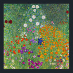 Poster Jardin aux fleurs Gustav Klimt Art Vintage Art Nou<br><div class="desc">Gustav Klimt Jardin Fleur Jardin Art Nouveau Vintage Peinture Art Nouveau 1907</div>