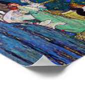 Poster Jardin avec chat, Jessie Willcox Smith (Coin)