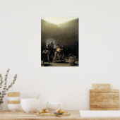 Poster 'Jardin avec des lunatiques' (Cuisine)