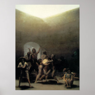 Poster 'Jardin avec des lunatiques'