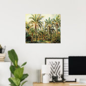 Poster Jardin Bordighera (Bureau à domicile)