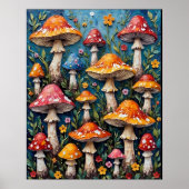 Poster Jardin Champêtre Fantaisiste (Devant)