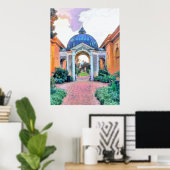 Poster Jardin, City Park, La Nouvelle-Orléans (Bureau à domicile)