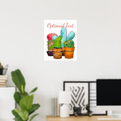 Poster Jardin coloré de Cactus (Bureau à domicile)