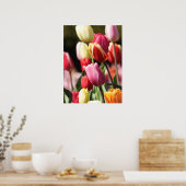 Poster Jardin coloré des tulipes (Cuisine)