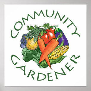 Poster Jardin communautaire
