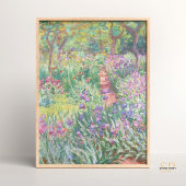 Poster Jardin d'artiste à Giverny 1900 Claude Monet Célèb