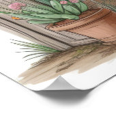 Poster Jardin de Cactus (Coin)