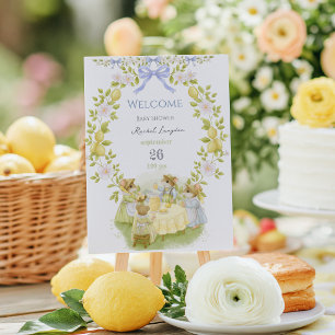 Poster Jardin de Citrons avec Souris Bienvenue