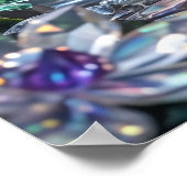 Poster Jardin de cristal Prism Peacock (Coin)