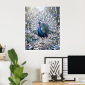 Poster Jardin de cristal Prism Peacock (Bureau à domicile)