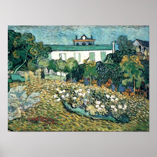 Poster Jardin de Daubigny - Gogh (Devant)