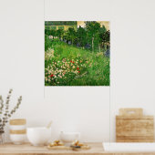Poster Jardin de Daubigny par Van Gogh (Cuisine)