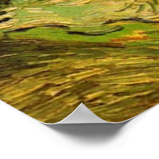 Poster Jardin de Daubigny par Vincent van Gogh (Coin)