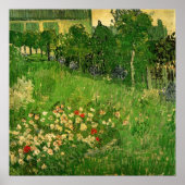 Poster Jardin de Daubigny par Vincent van Gogh, Le Jardin (Devant)