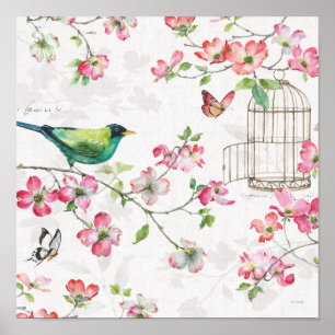 Poster Jardin de Dogwood