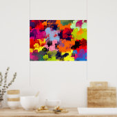POSTER JARDIN DE FLEURS (Cuisine)