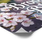Poster Jardin de fleurs de cerisier de Brooklyn Bloom (Coin)