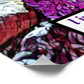 Poster jardin de fleurs de lilas en fleurs (Coin)