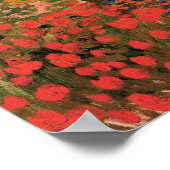 Poster Jardin de fleurs par Vincent van Gogh (Coin)