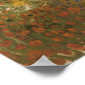 Poster Jardin de fleurs par Vincent van Gogh (Coin)