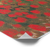 Poster Jardin de fleurs - Vincent van Gogh (Coin)