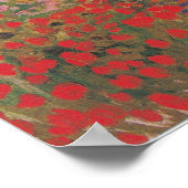 Poster Jardin de fleurs - Vincent van Gogh (Coin)