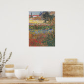 Poster Jardin de fleurs - Vincent van Gogh (Cuisine)