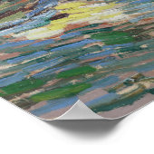 Poster Jardin de Gethsémani, Mont des Oliviers par van Go (Coin)