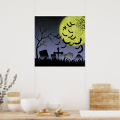 Poster Jardin de Halloween Grave (Cuisine)