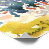 Poster Jardin de la Croix du peintre à Saint Clair (Coin)