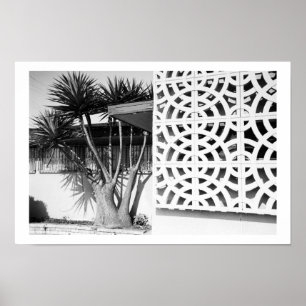 Poster Jardin de la moitié du siècle