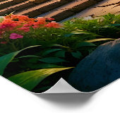 Poster Jardin de la nuit tranquille (Coin)