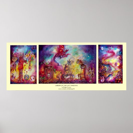 POSTER JARDIN DE LA POSTE D'OMBRES PERDUE (Devant)