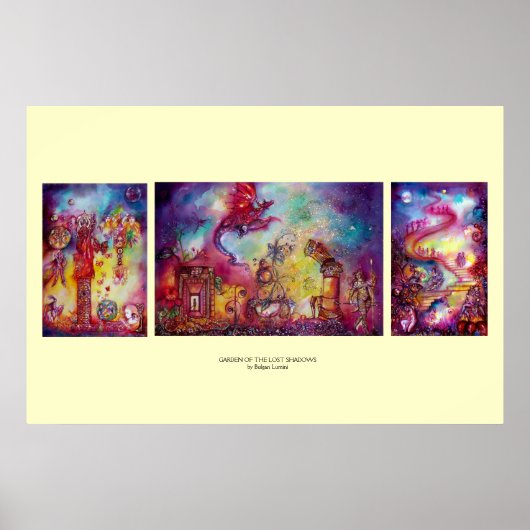 POSTER JARDIN DE LA POSTE D'OMBRES PERDUE (Devant)