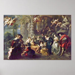 Poster Jardin de l'amour par Rubens Peter Paul (la
