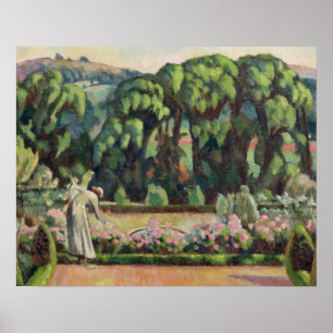 Poster Jardin de l'artiste à Durbins, vers 1915 (huile su