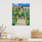 Poster Jardin de l'artiste à Vetheuil, 1880 par Monet (Cuisine)