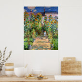 Poster Jardin de l'artiste à Vetheuil, Claude Monet (Cuisine)