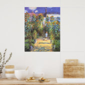 Poster Jardin de l'artiste à Vetheuil - Claude Monet (Cuisine)