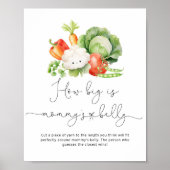 Poster Jardin de légumes quelle taille est le jeu ventre  (Devant)