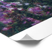 Poster Jardin de Monet à Giverny par Claude Monet (Coin)