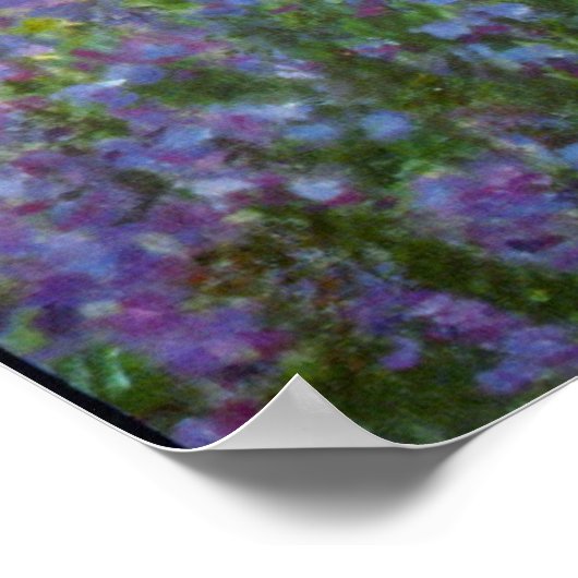 Poster Jardin de Monet par Claude Monet (Coin)