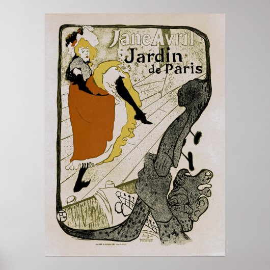 Poster Jardin de Paris (Devant)