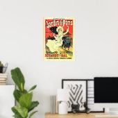 Poster JARDIN DE PARIS Concert Théâtre Jules Cheret Paris (Bureau à domicile)