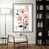 Poster Jardin de Pavots Murmurants