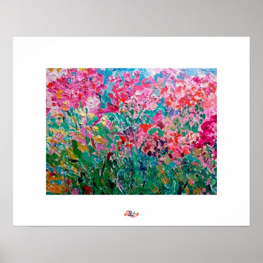 Poster Jardin de printemps (Devant)