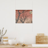 Poster Jardin de prune fleuri d'arbre japonais (Cuisine)